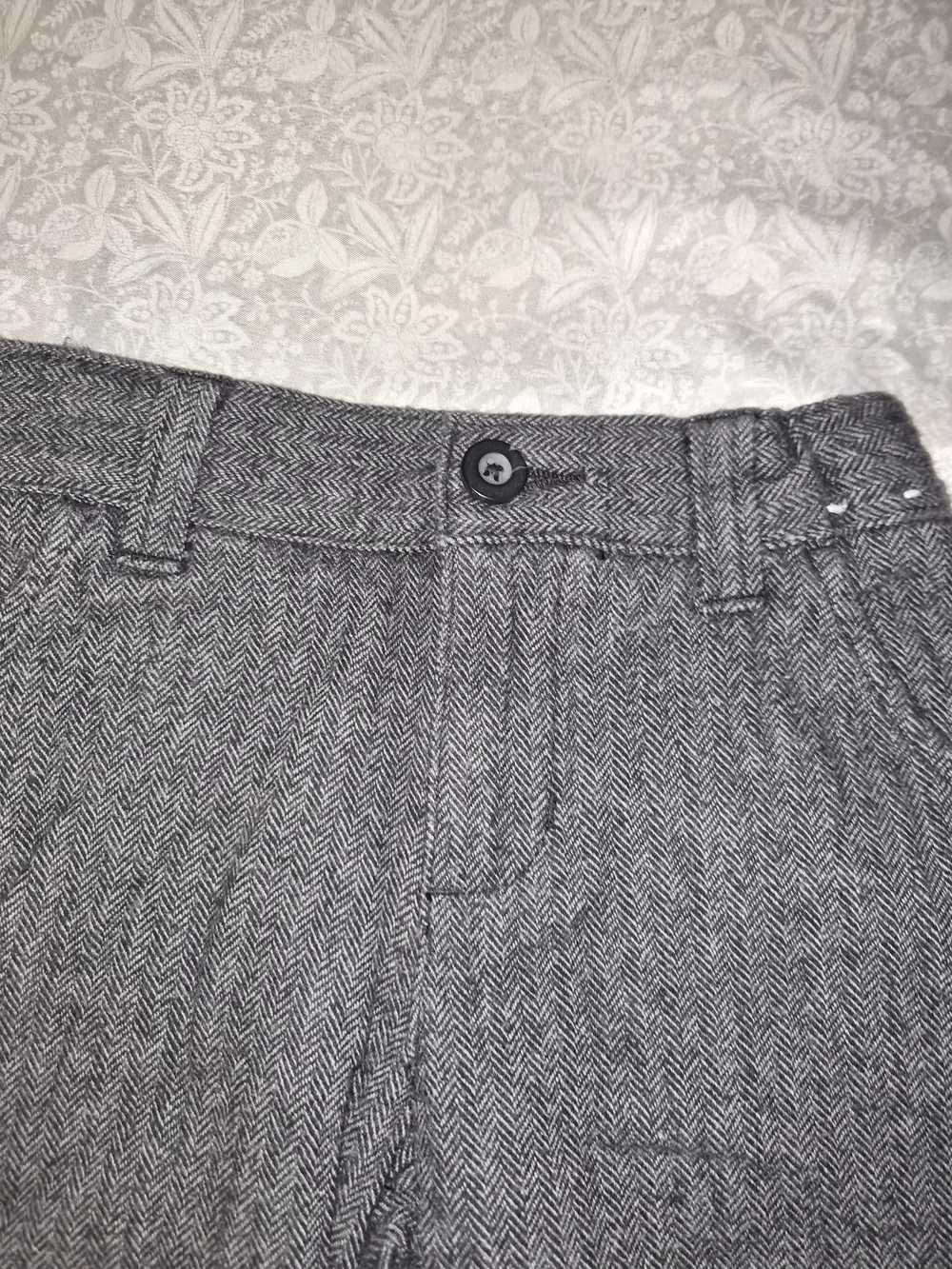 Gymboree Gray Herringbone Boy Dress Pants